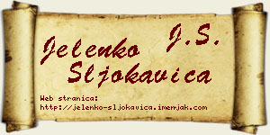 Jelenko Šljokavica vizit kartica
